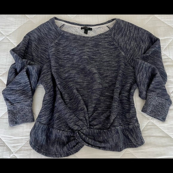 JCREW Denim Blue Top sz Small - Picture 1 of 7